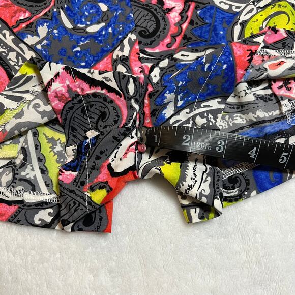 Women's Paisley Print Pull On Shorts Size X-Small Multicolor Summer Casual Beach - Picture 6 of 6